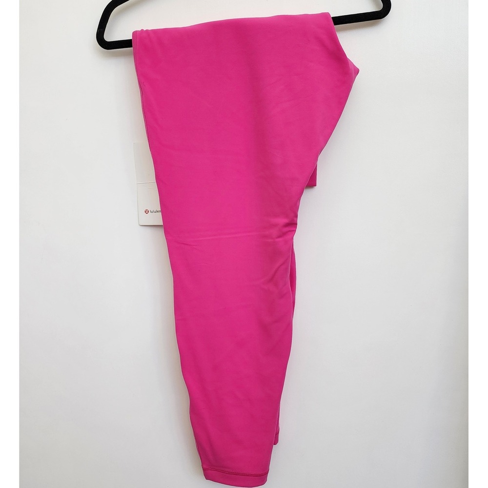 Lululemon Align HR Pant 28" Sonic Pink Nulu Yoga Leggings LW5CTIS Womens 20 NEW